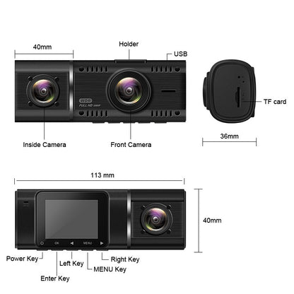Driving Recorder Car Camera 1080P